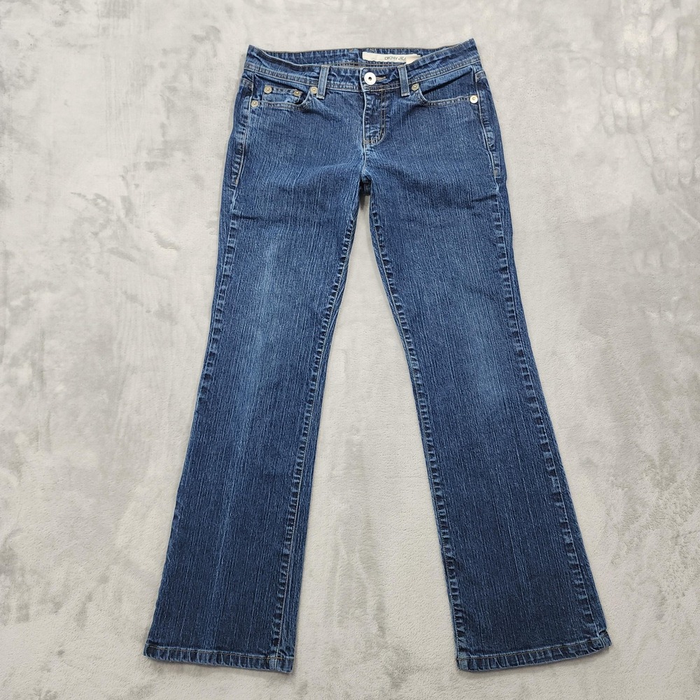 DKNY Jeans Jeans Womens 10 Blue Mid Rise Ludlow Bootcut Stretch Denim Casual Y2K